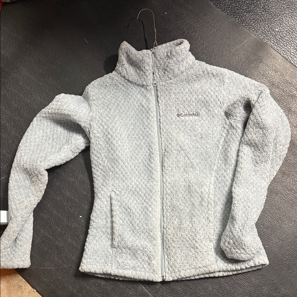 Columbia Textured Light Gray Jacket